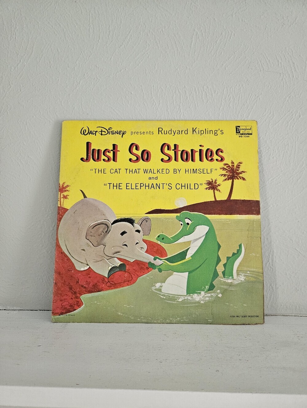 Vintage Walt Disney Disneyland Records 'Just So Stories' Storytime Vinyl